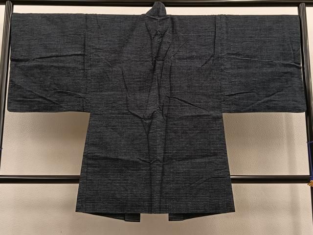 平和屋着物＃男性　長羽織　黒紋付き　正絹　逸品　CAAT5826id 平和屋着物＃男性 長羽織 黒紋付き 正絹 逸品 CAAT5826id