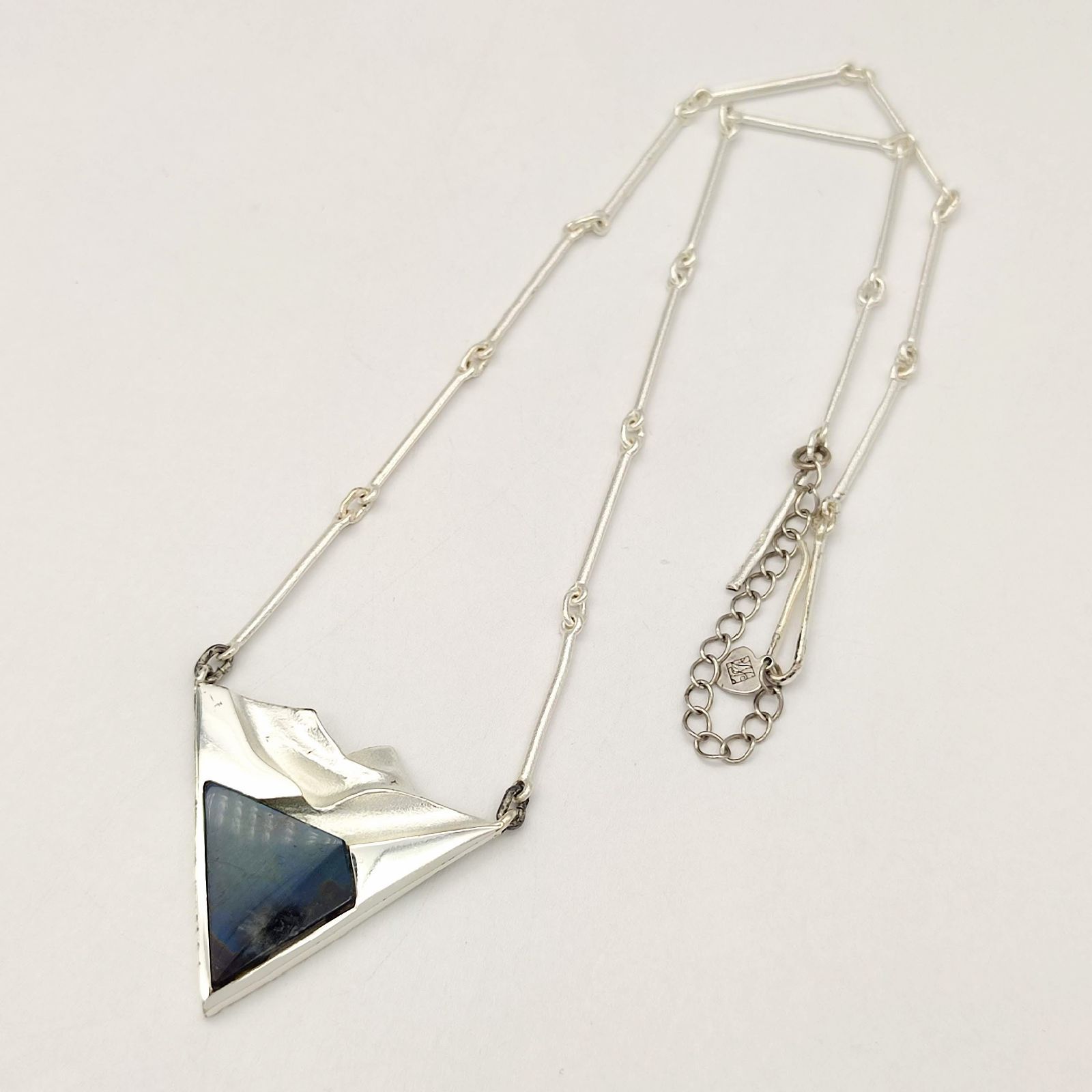 ラポーニア LAPPONIA トライアングルストーンネックレス シルバー925 SILVER