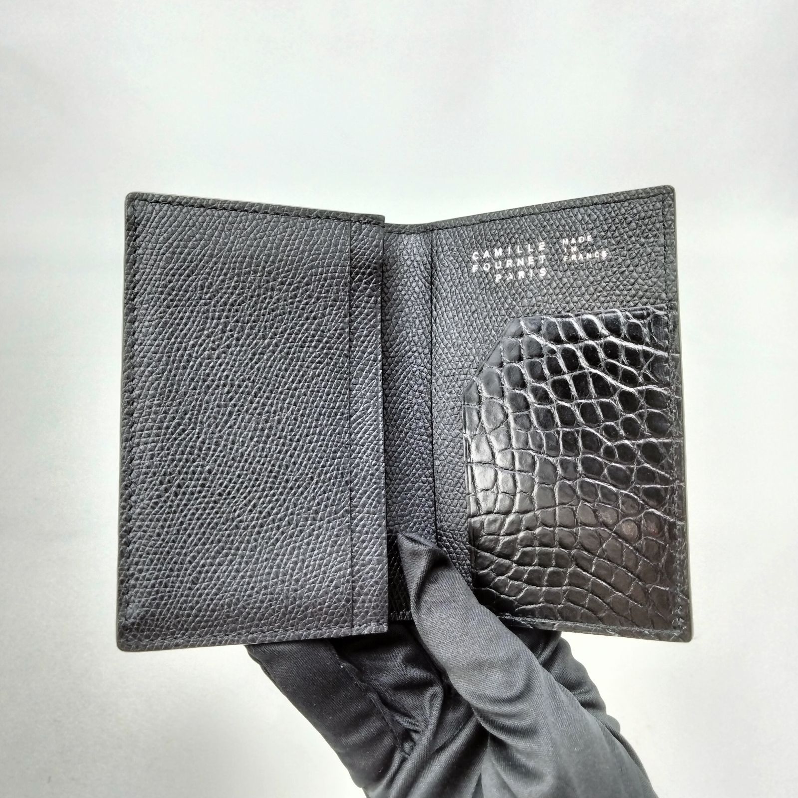 ✨️Camille Fournet✨️カミーユフォルネ アリゲーター×レザー 名刺