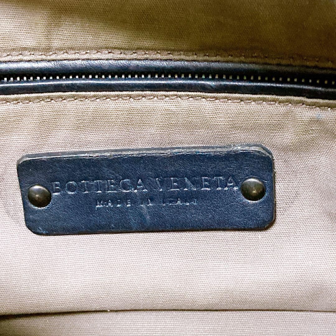 6 ボッテガヴェネタ イントレチャート クロコダイル セカンドバッグ  