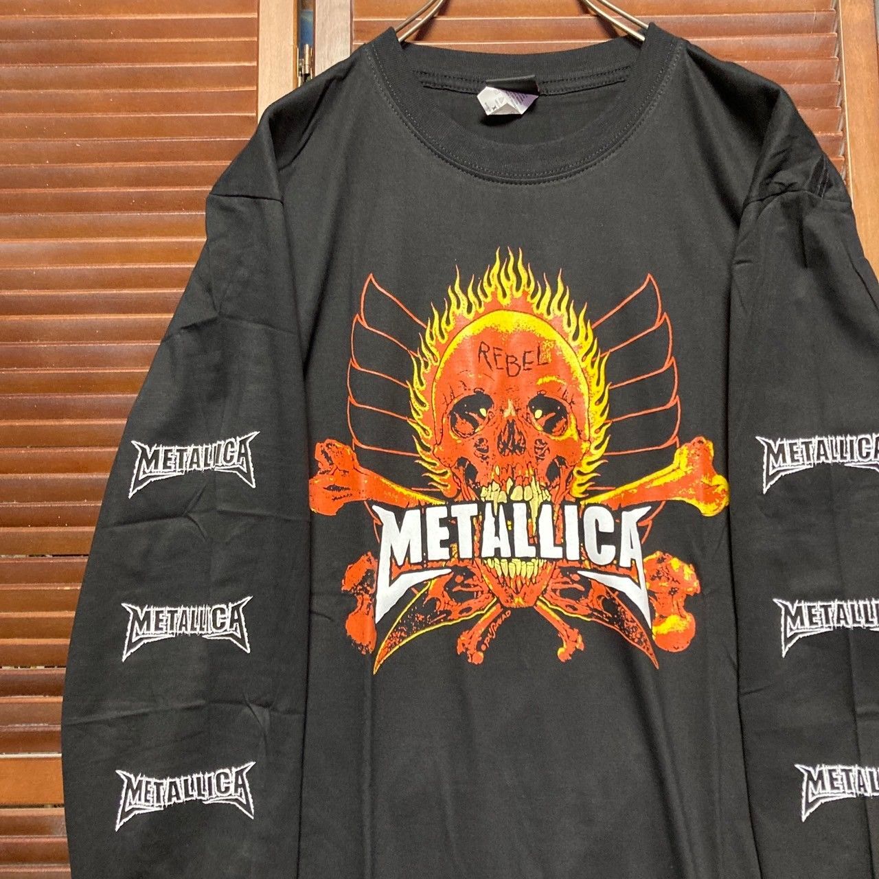 ⭐︎ メタリカ METALLICA 黒 長袖 Tシャツ tee ロン T ティーシャツ 7 
