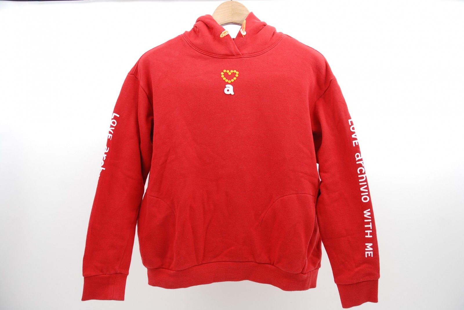 archivio - coco 中古 アルチビオ archivio レディース パーカー 38(M) 赤 レッド  2021モデル 長袖フーディー 中古 レディース アルチビオ archivio パーカー 38(M) 赤 レッド