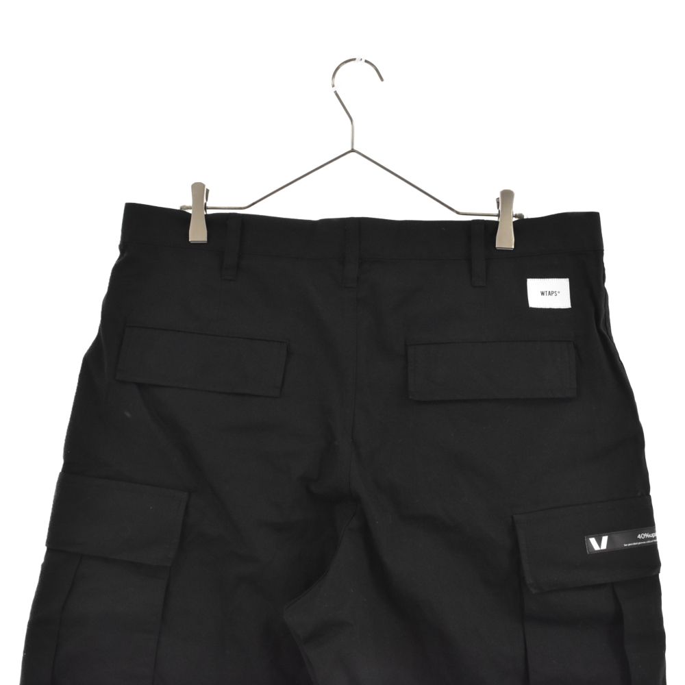 WTAPS (ダブルタップス) 22SS JUNGLE SHORTS COTTON ジャングルショーツ ハーフパンツ ブラック  221WVDT-PTM06