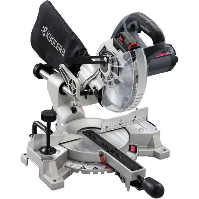 京セラ 旧リョービ 卓上スライド丸ノコ ATSS192 ノコ刃外径190mm 左傾斜 レーザーマーカー チップソー付 軽量 WWW_SUPERTOOLSSHOP_NL