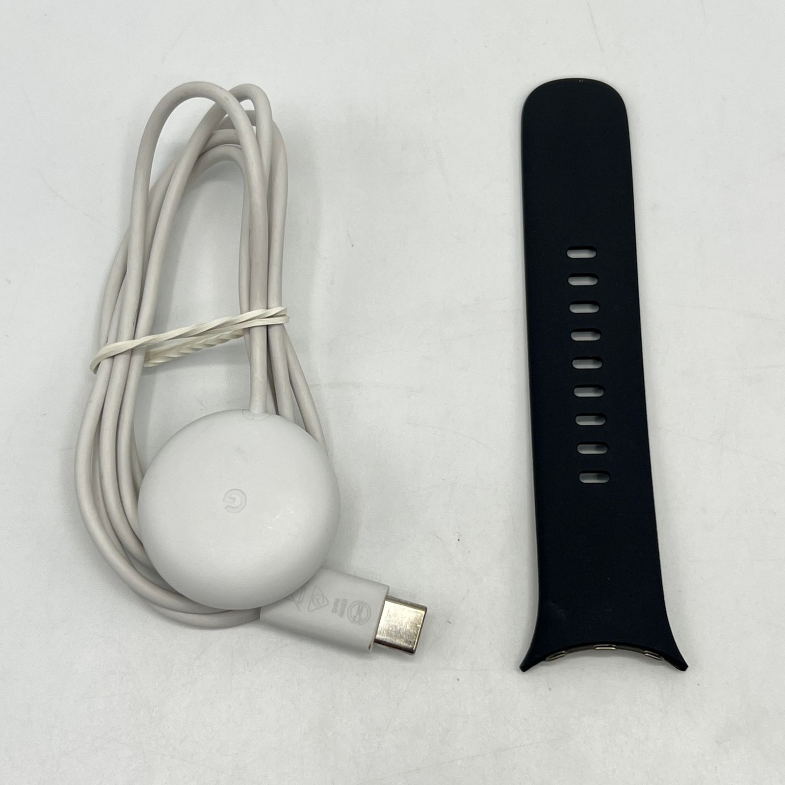 美品】Google Pixel Watch GA03119-TW Matte Black ステンレス ケース 