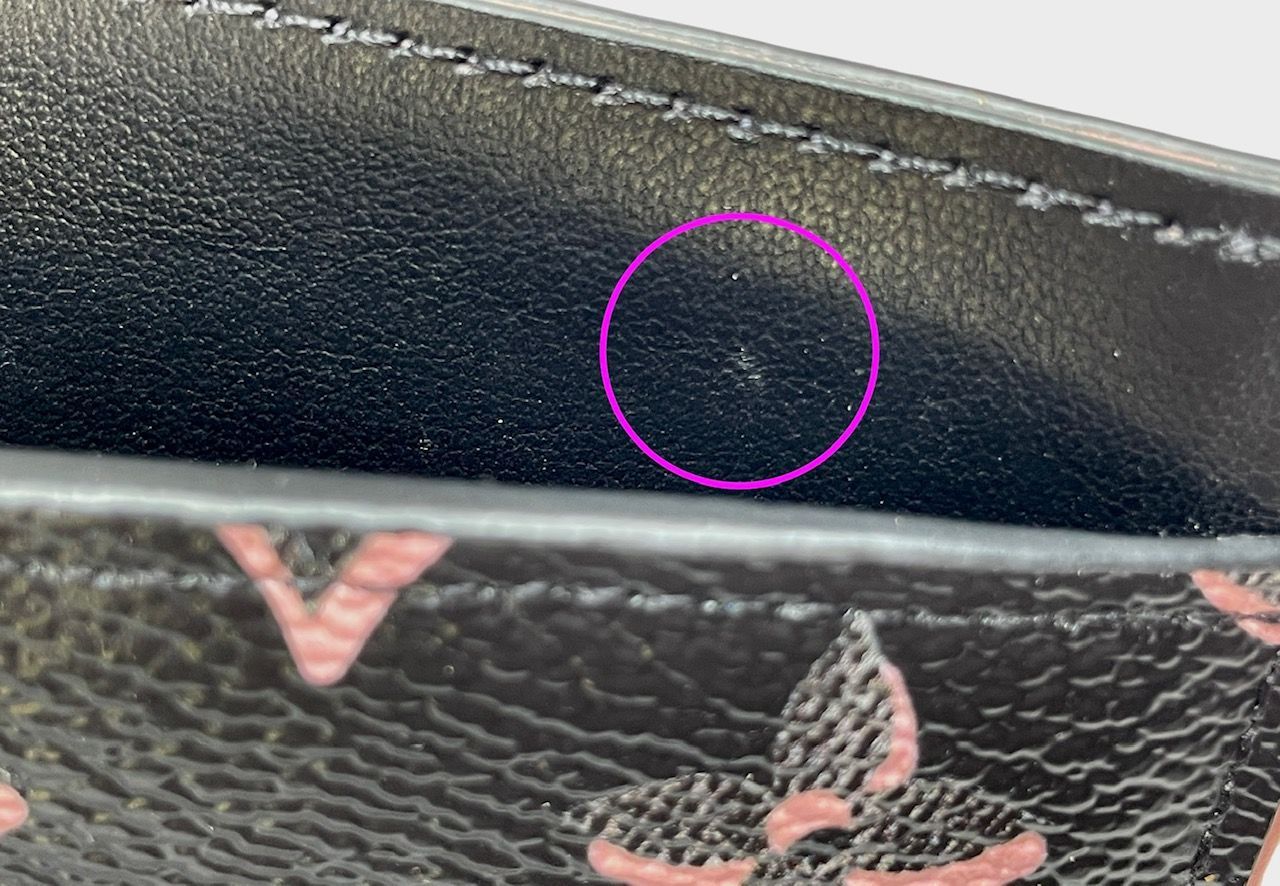 新品同様 ルイヴィトン カードケース ポルト カルト LV サイド アップ  パスケース カードホルダー M81478 ブラック ピンク モノグラム LOUIS VUITTON ルイ・ヴィトン LV ビトン レディース 新品同様 ルイヴィトン カードケース ポルト カルト LV サイド アップ