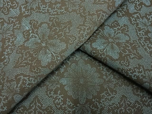 平和屋着物▽江戸小紋 単衣 吉祥花文 正絹 逸品 AAAW7849fy - メルカリ