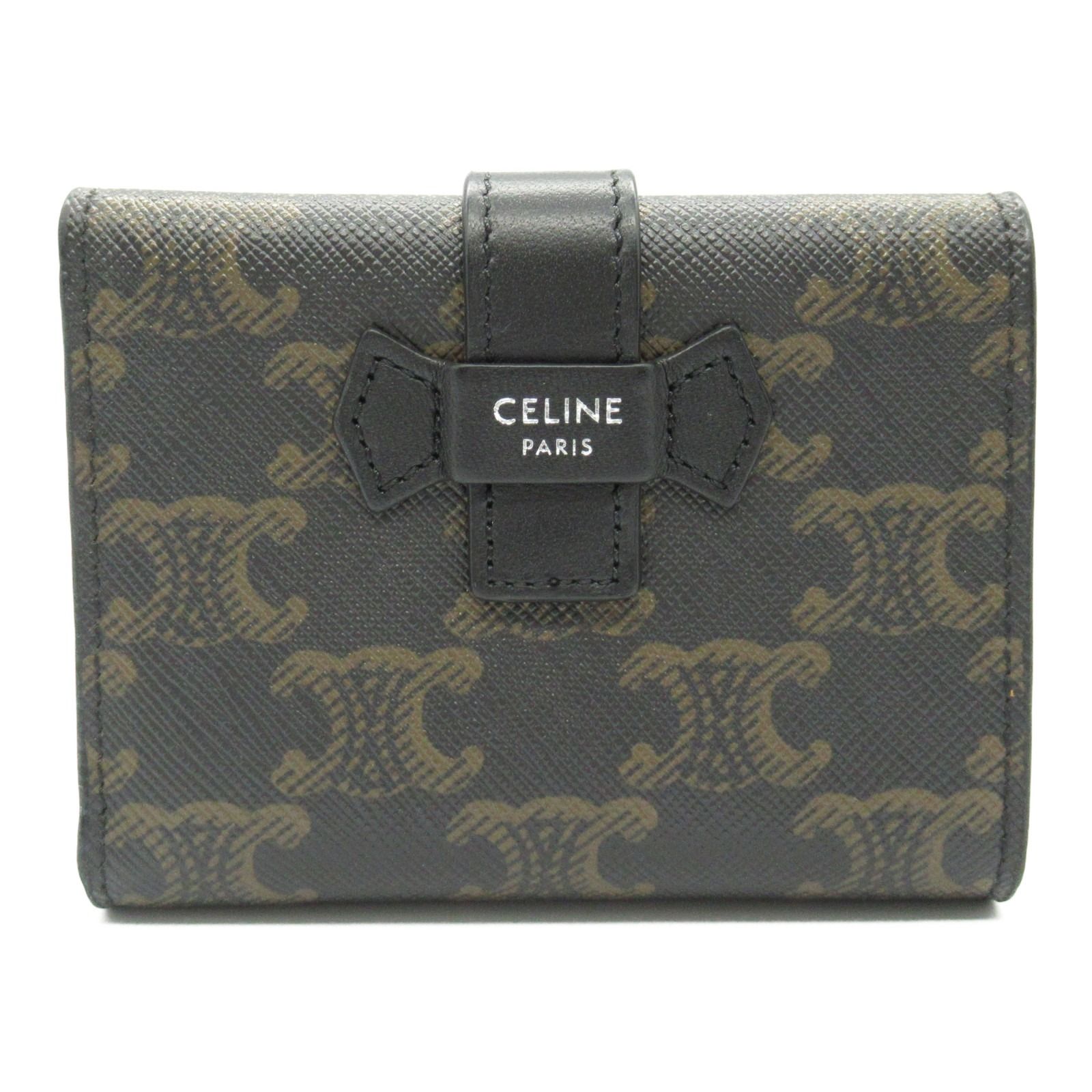 ☆人気☆【CELINE】 トリオンフ/三つ折りスモールウォレット (CELINE/折りたたみ財布) 10D783DPV.07IC【BUYMA】