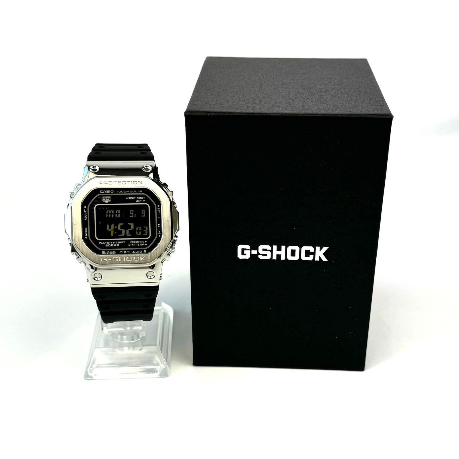 カシオ CASIO ジーショック G-SHOCK GMW-B5000-1JF 電波ソーラー デジタル 黒 Bluetooth 樹脂ベルト - メルカリ