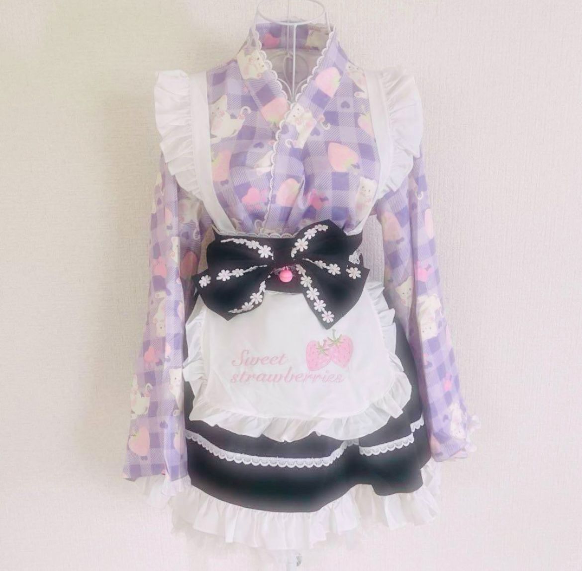 地雷系ワンピース セットアップドレス浴衣 - メルカリ