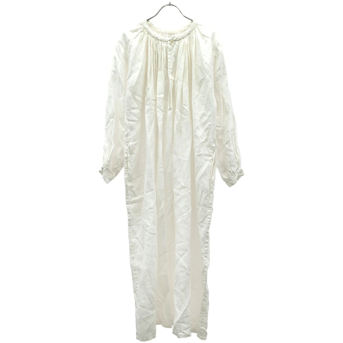 YAECA ヤエカ 24SS Gather dress リネンギャザードレスワンピース