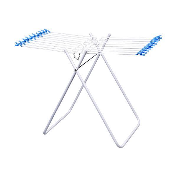 まとめ） サワフジ スタンド物干 E20DX20枚掛け LSM-20 1台 【×3セット