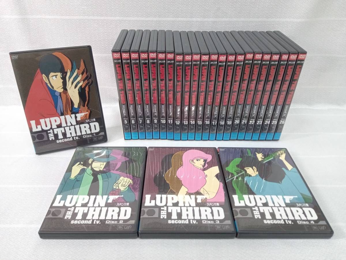 LUPIN THE THIRD second TV DVD-BOX 全26枚