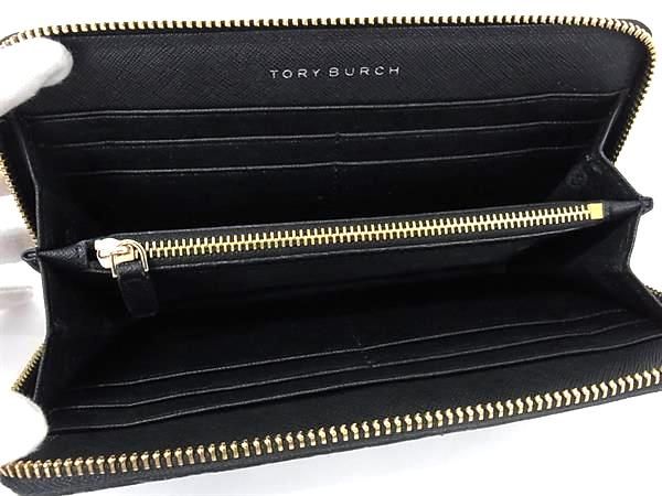 □美品□ TORY BURCH トリーバーチ レザー ラウンドファスナー