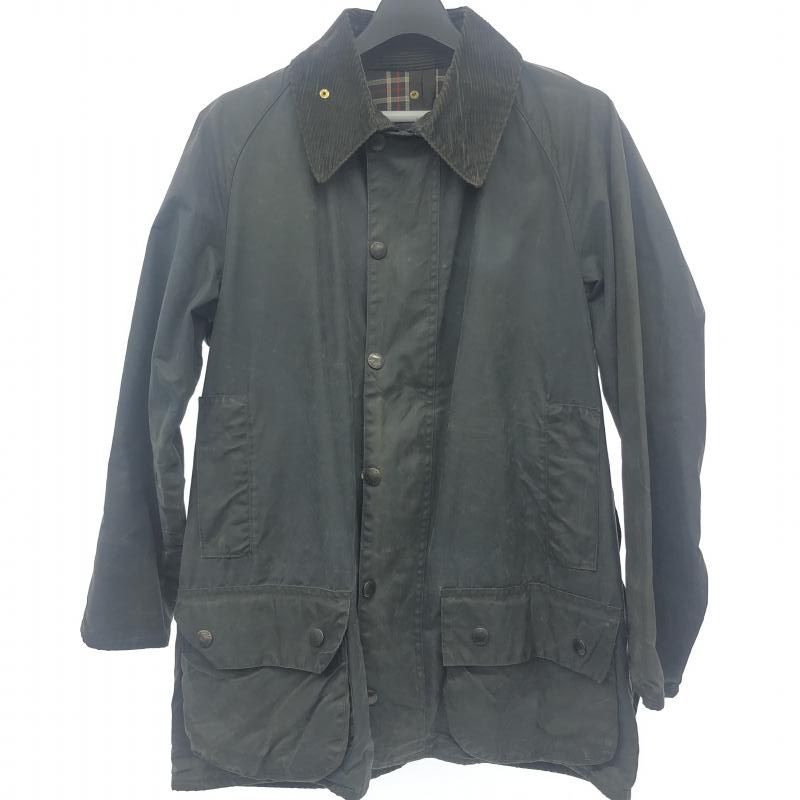 【中古】90s BARBOUR BEAUFORT 40 イングランド製 A155 バブアー[66]