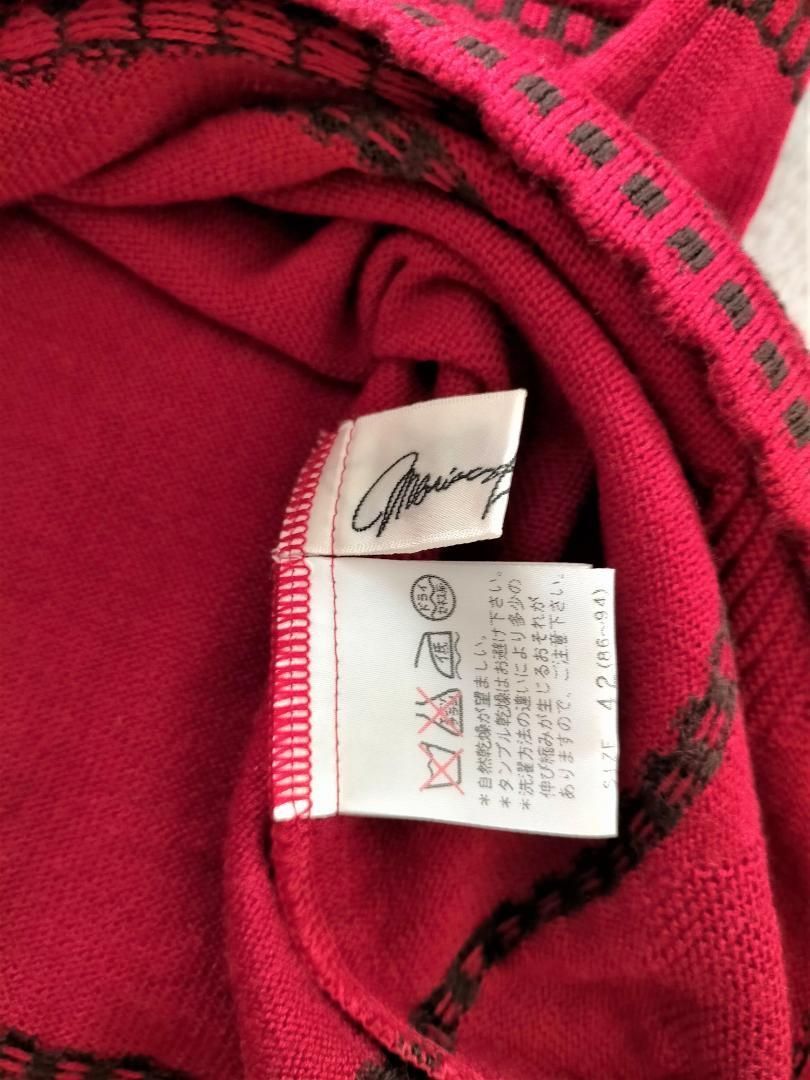 LUCENTE タートルネックニットワンピース