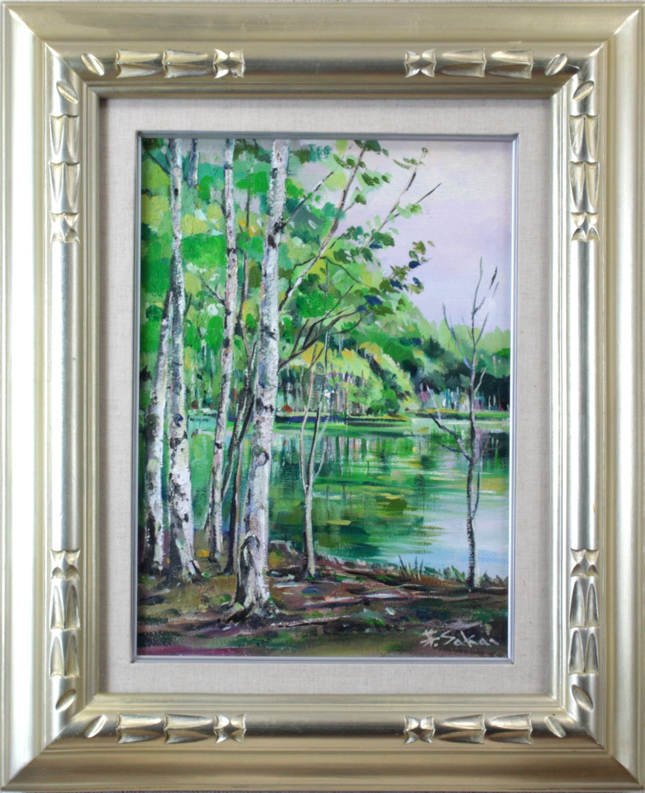 酒井芳元『風景』油彩画【真作保証】 絵画 酒井芳元『風景』油彩画【真作保証】 絵画 - メルカリ