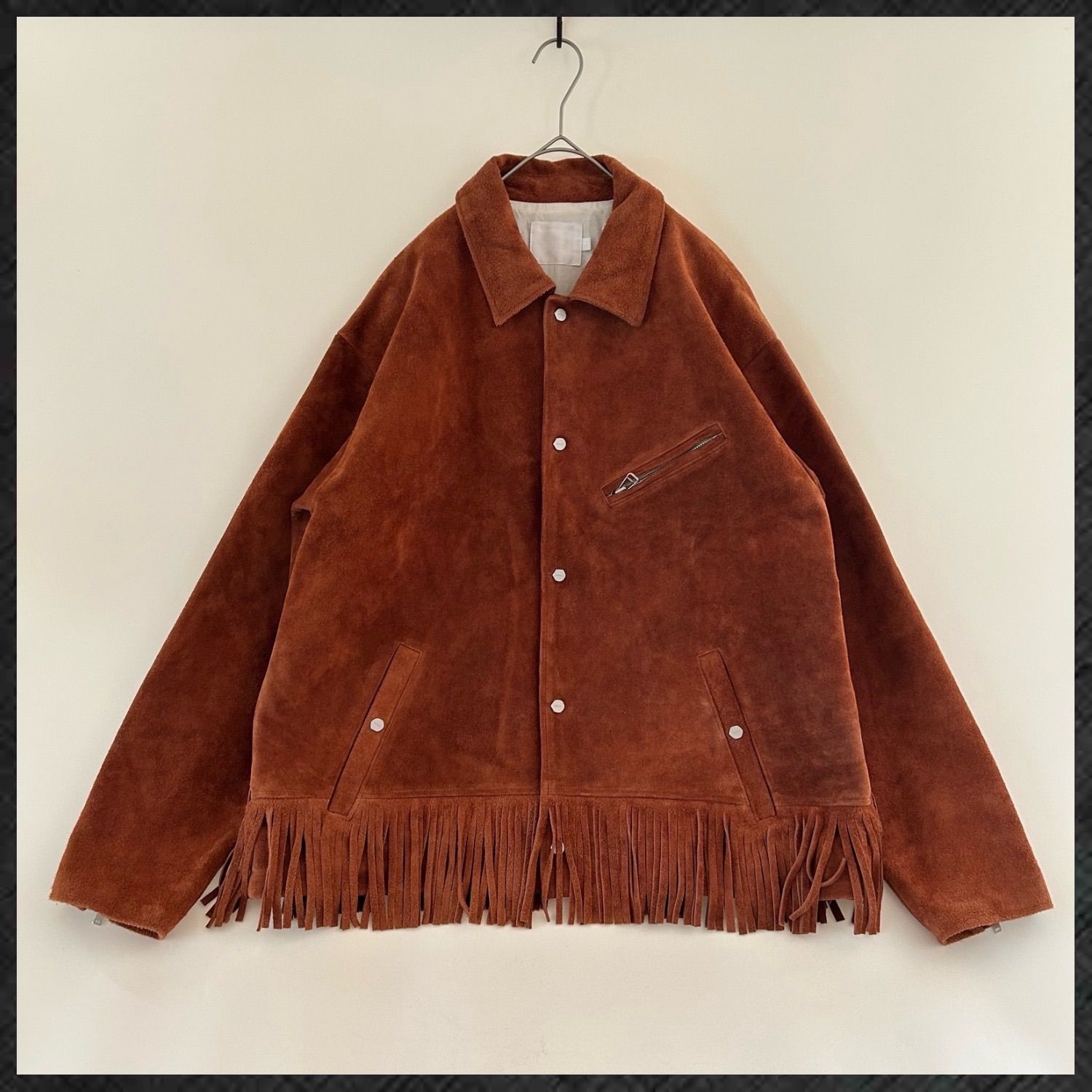 ROTOL ロトル FRINGE LEATHER COACH JACKET 23SS CAW LEATHER
