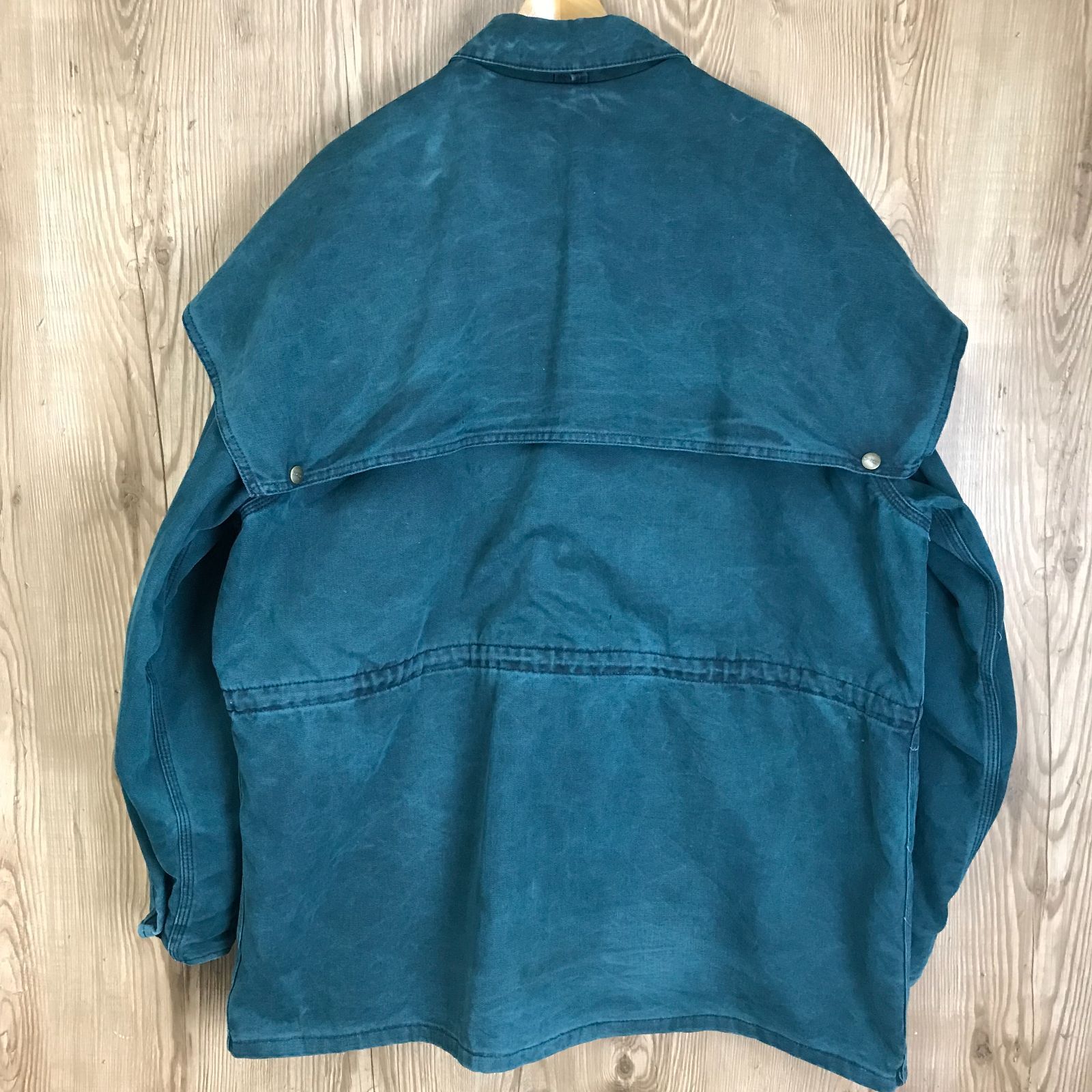 廃盤 レア 80???90s VINTAGE USA製 Carhartt ダックジャケット 緑色 