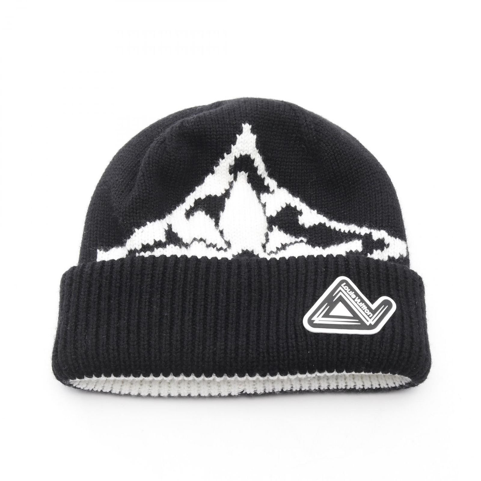 ルイ・ヴィトン LOUIS VUITTON ニットキャップ ビーニー LV アイス