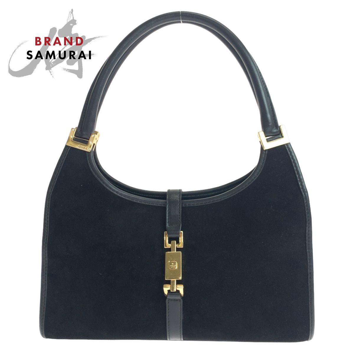 美品 GUCCI グッチ ジャッキー ブラック 黒 ゴールド金具 美品 GUCCI グッチ ジャッキー ブラック 黒 ゴールド金具