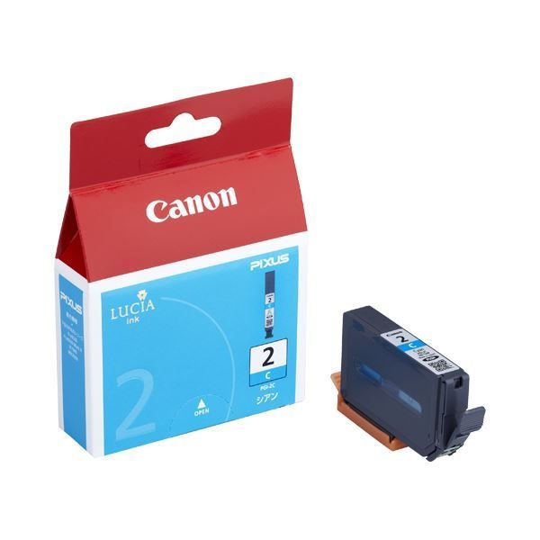 （まとめ） キヤノン Canon インクタンク PGI-2C シアン 1025B001 1個 