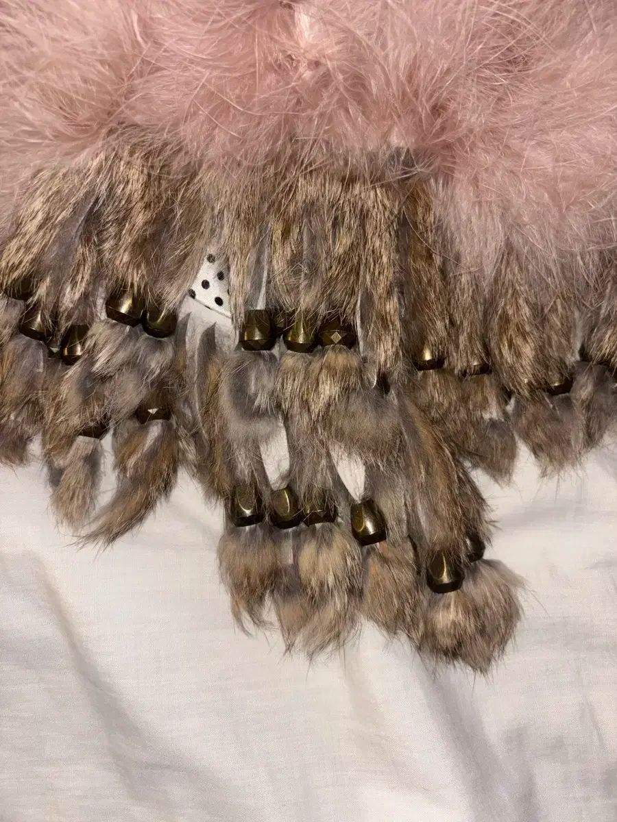 ヴィンテージ フェアリー もり オリエンタル ボヘミアン ピンク ファー ベスト WWW_OLIVIERBERNSTEIN_COM