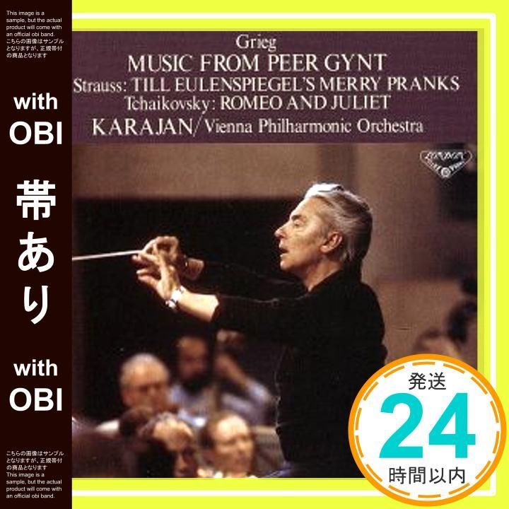 帯あり グリーグ ペール ギュント CD ウィーン フィルハーモニー管弦楽団? グリーグ? R.シュトラウス? チャイコフスキー? カラヤン ヘルベルト フォン ウィーン フィルハーモニー管弦楽団_07