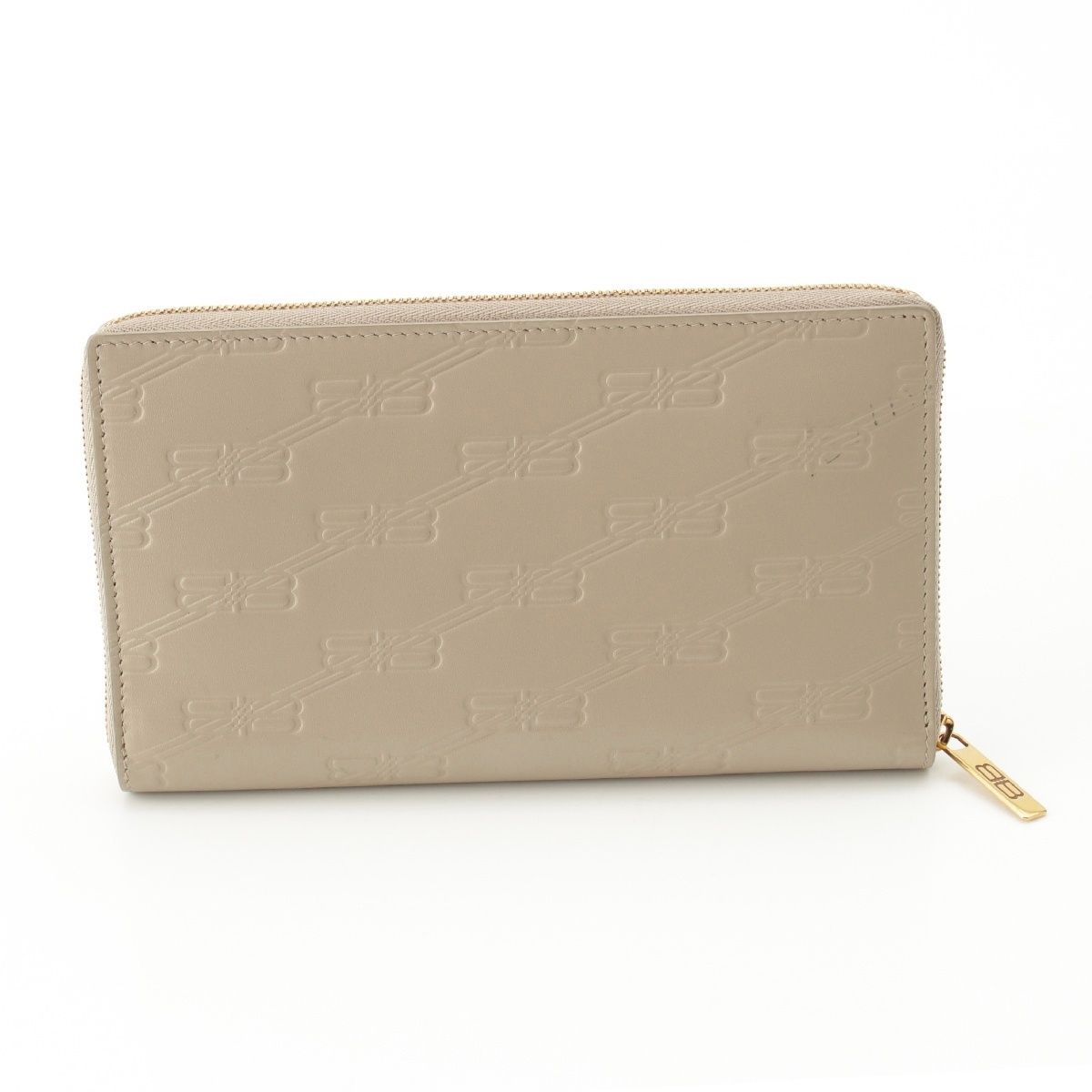 バレンシアガ BBモノグラム ラウンドファスナー 長財布 ウォレット  