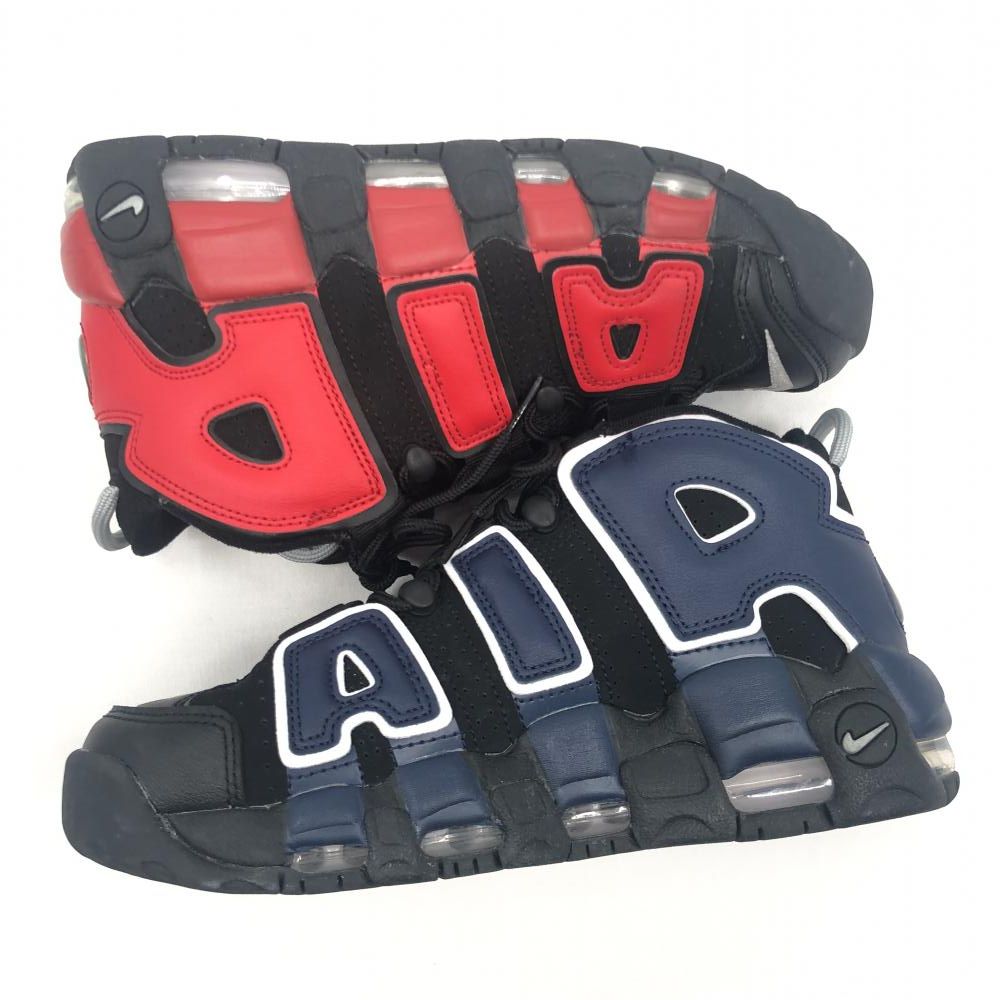 中古】Nike Air More Uptempo '96 Black and University Red DJ4400-001 24cm ナイキ  エアモアアップテンポ '96 ブラック アンド ユニバーシティレッド[17] - メルカリ