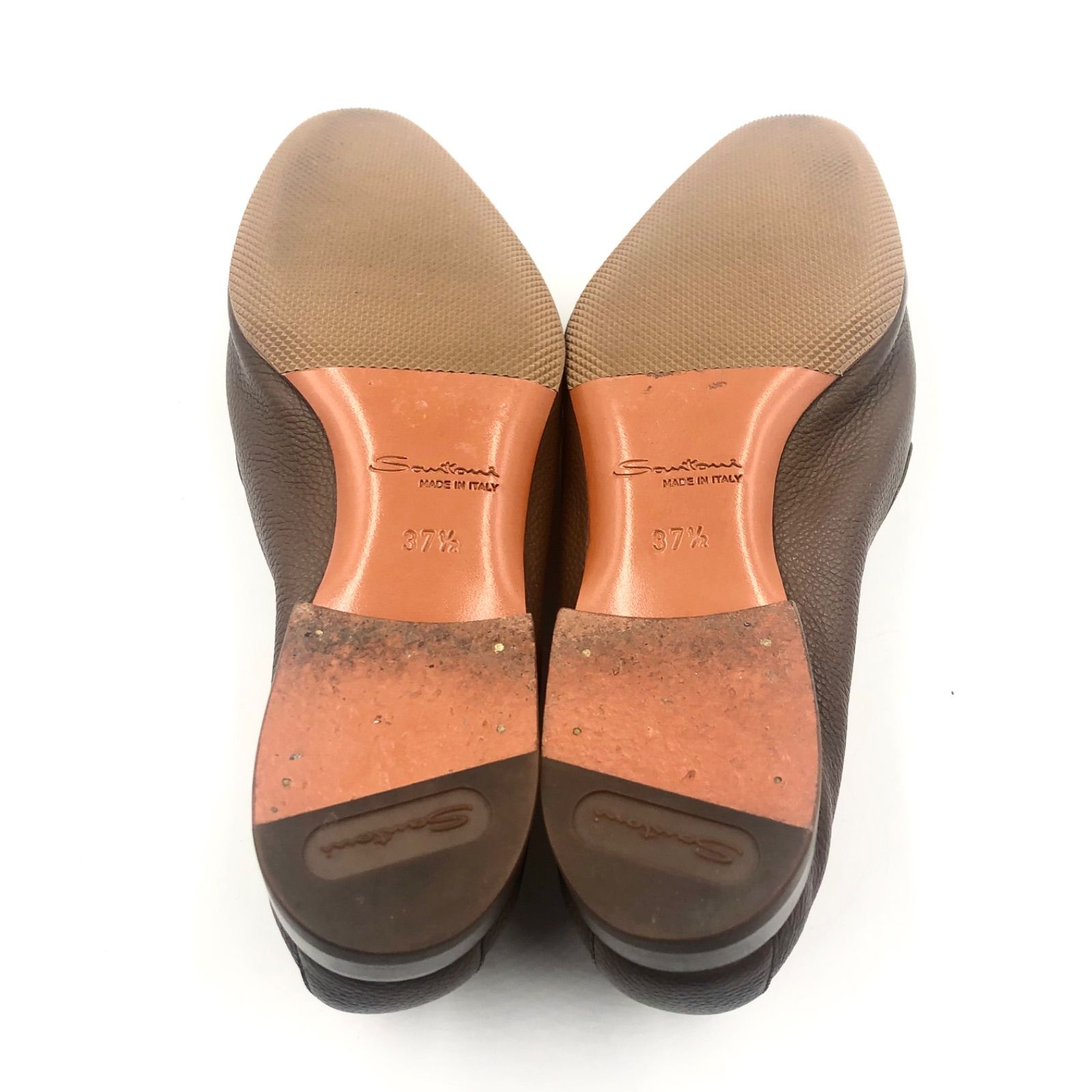 □美品□Santoni サントーニ タッセルローファー レザー 本革