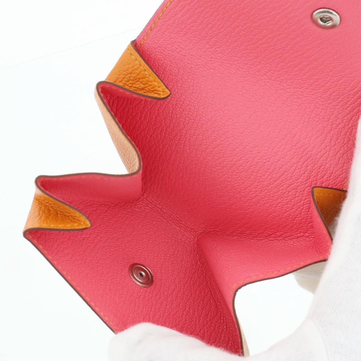 HERMES ◻︎D刻 ルヴァンキャトル コインケース オレンジ HERMES ◻︎D