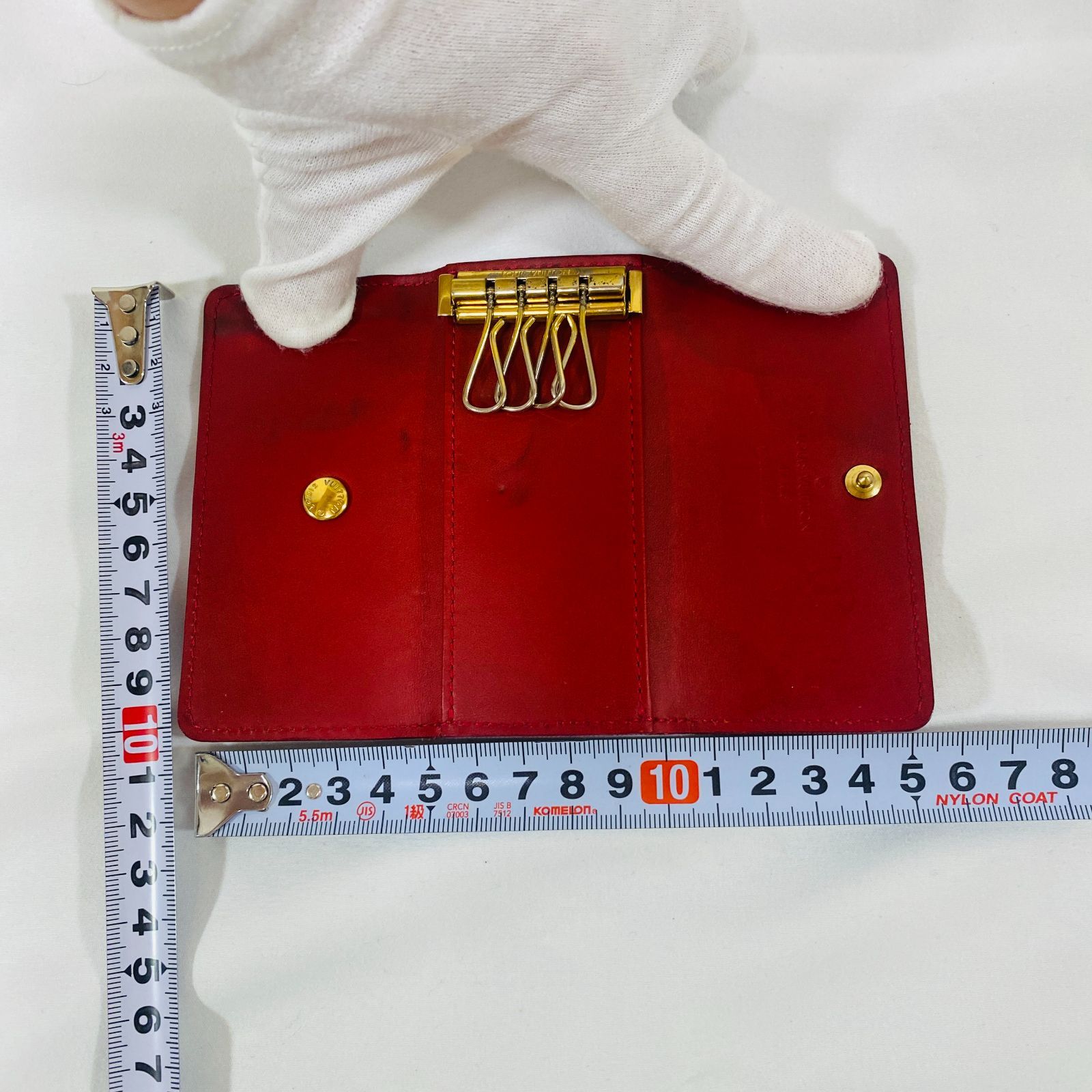 Louis Vuitton レッドキーケース 中古・古着通販】LOUIS VUITTON (ルイ ヴィトン) モノグラム/キ