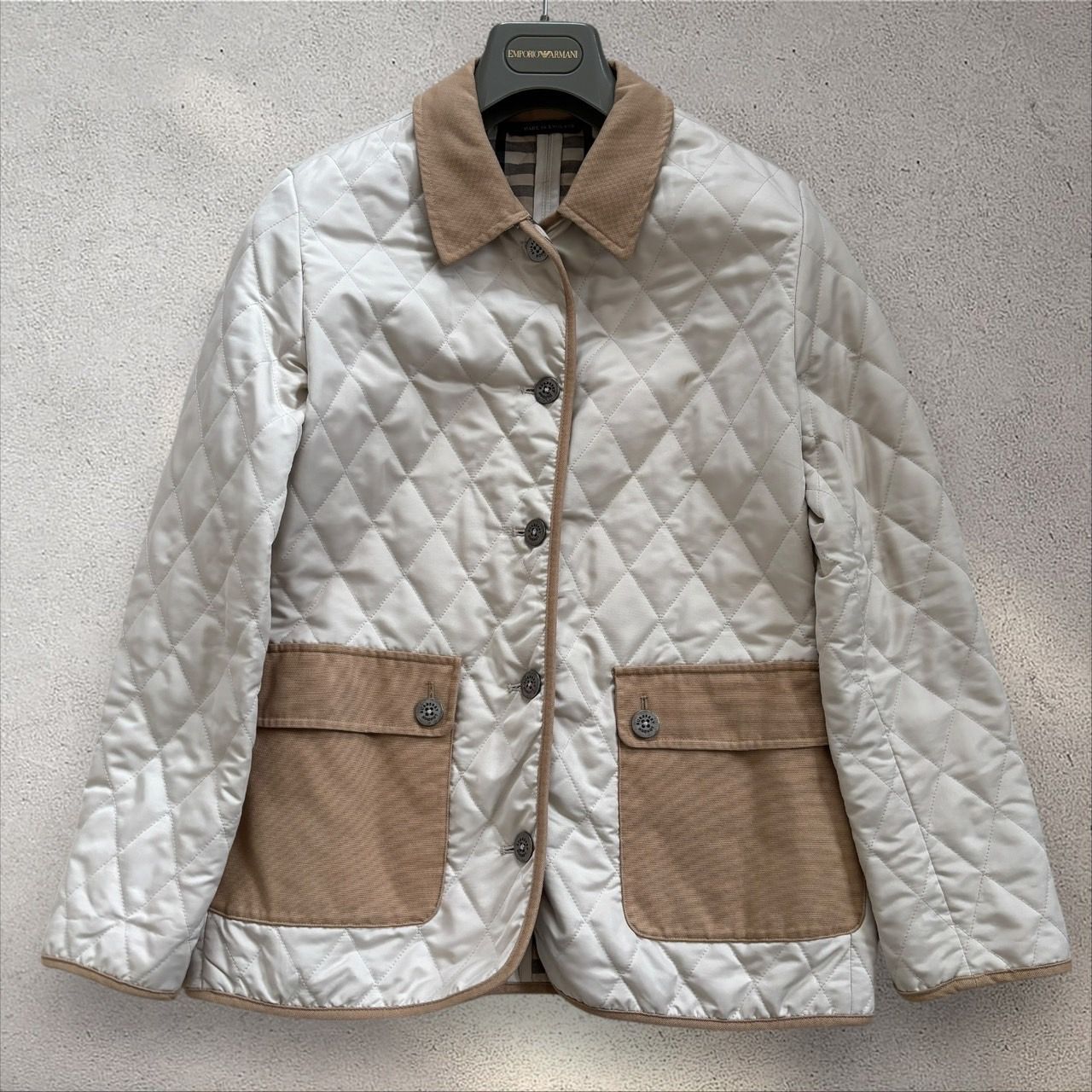 Burberry レディース キルティングジャケット ベージュ Sサイズ  