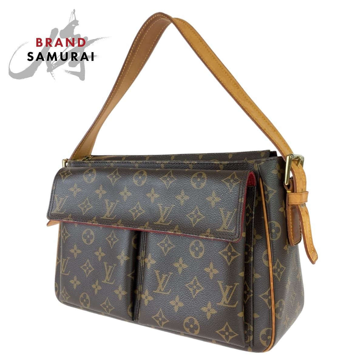 LOUIS VUITTON ルイヴィトン モノグラム ヴィバシテGM ブラウン 茶 PVC M51163 ショルダーバッグ 肩掛け レディース  406343【中古】 - メルカリ