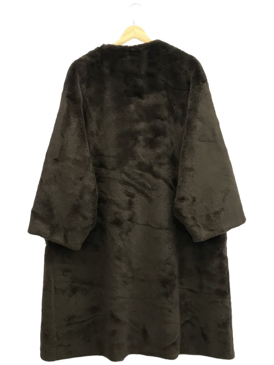 【セール】CLANE クラネ　ブラウン ファーコート CLANE（クラネ）の「HOOD FUR COAT（その他アウター）」 - WEAR