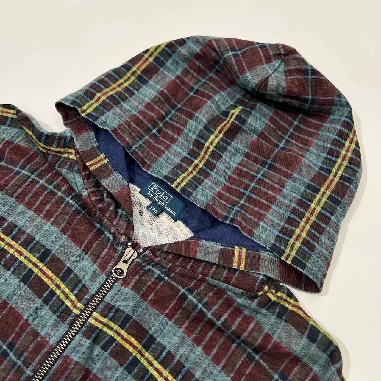 Polo by Ralph Lauren チェック柄 ダブルジップパーカー