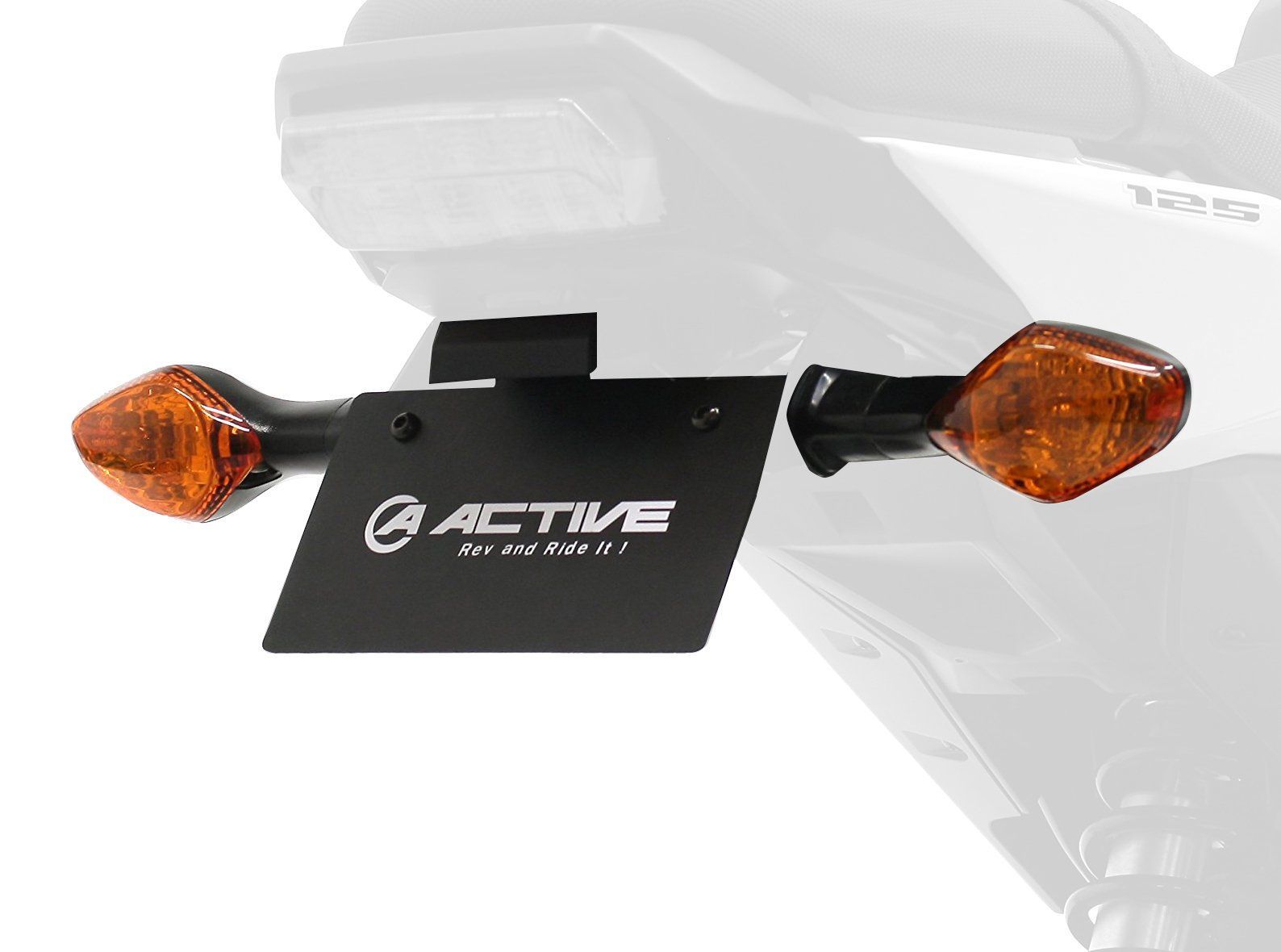 アクティブ(ACTIVE) フェンダーレスキット ブラック YZF-R1 04-08 LED