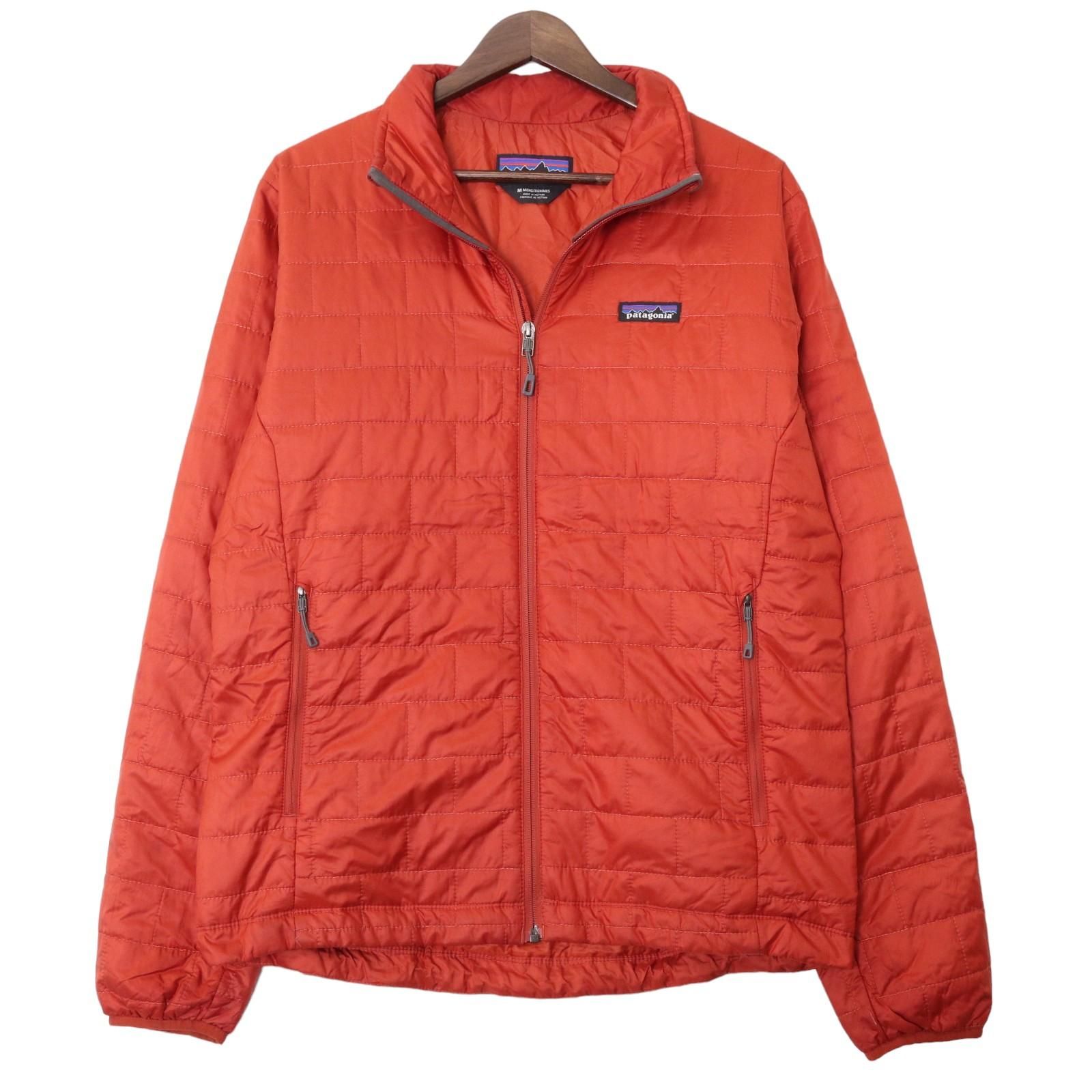 00年代 patagonia パタゴニア ナノパフジャケット アウトドア オレンジ 