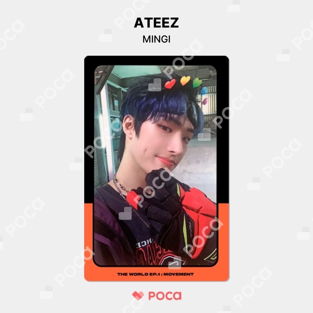 ATEEZ ミンギ　トレカ ATEEZ ミンギ トレカ THE WORLD EP.1 : MOVEMENT 公開放送 公式