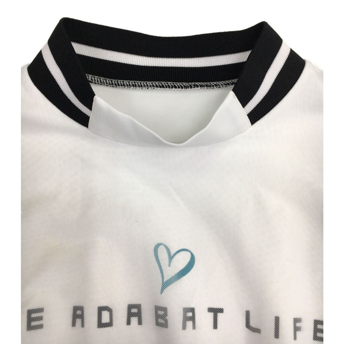 中古 レディース アダバット adabat ワンピース 38(M) 白×黒