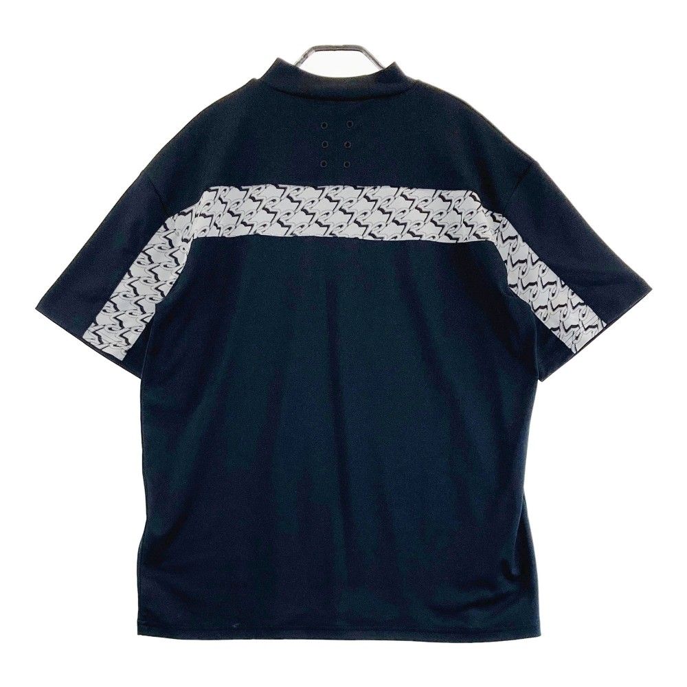 サイズ：4 RUSSELUNO ラッセルノ ハイネック 半袖Tシャツ ルチャ 総柄