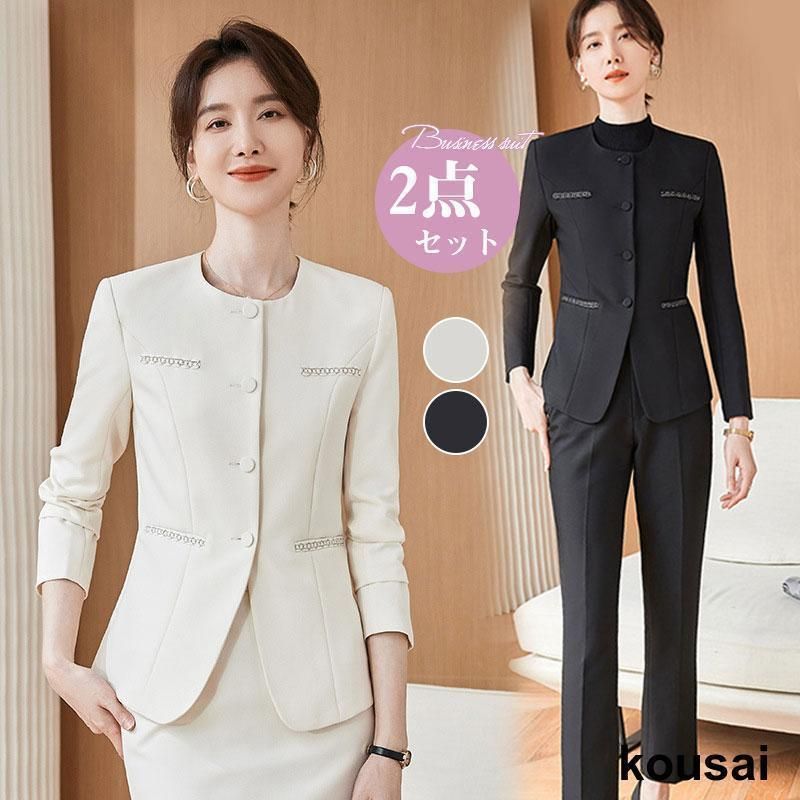 スーツ レディース 上下スーツ スカート 2点セット ユニフォーム 通勤 2type 面接 オフィス フォーマル 七五三 入学式 入社 卒業式 長袖 0608sr-ze