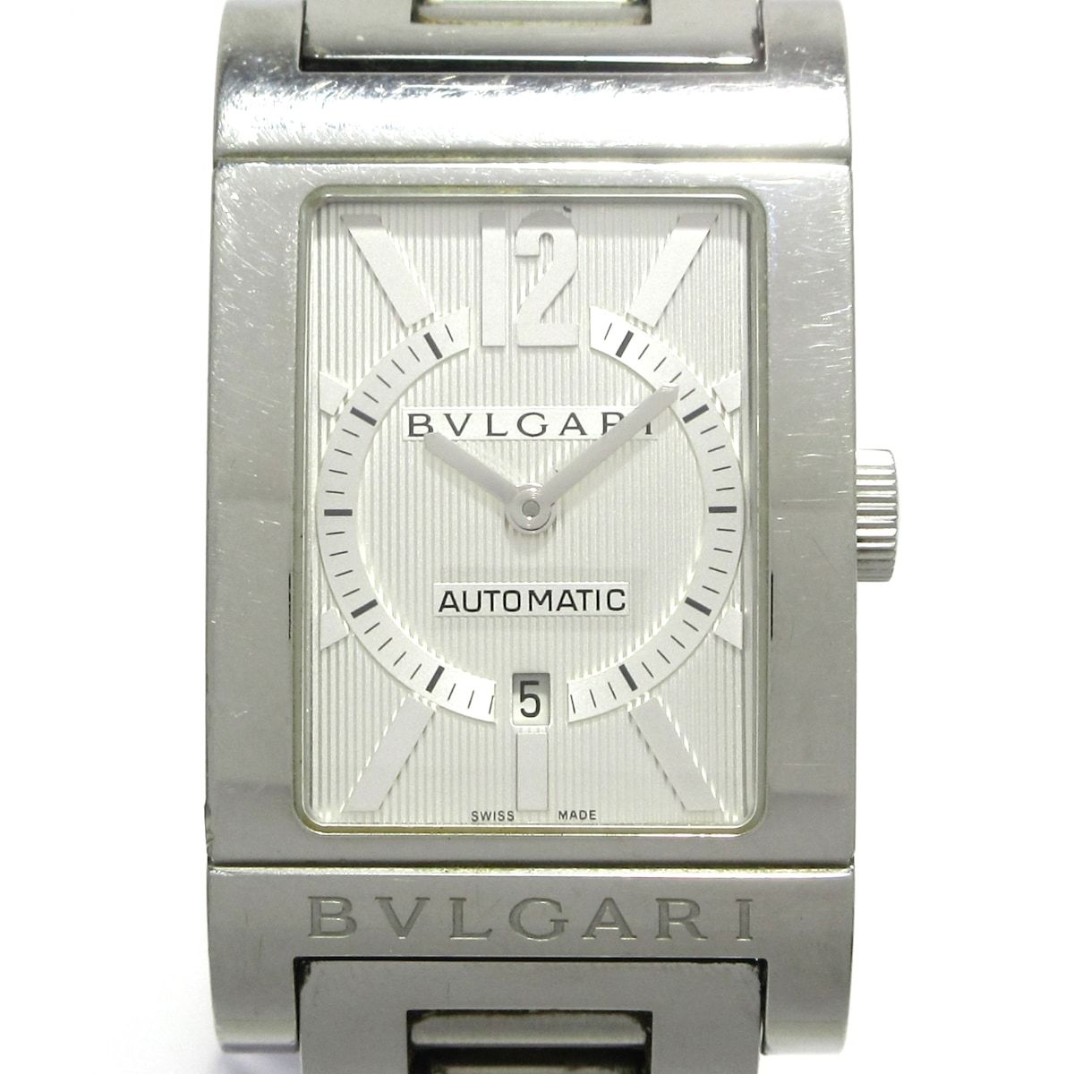 BVLGARI(ブルガリ) 腕時計 レッタンゴロ RT45S メンズ シルバー