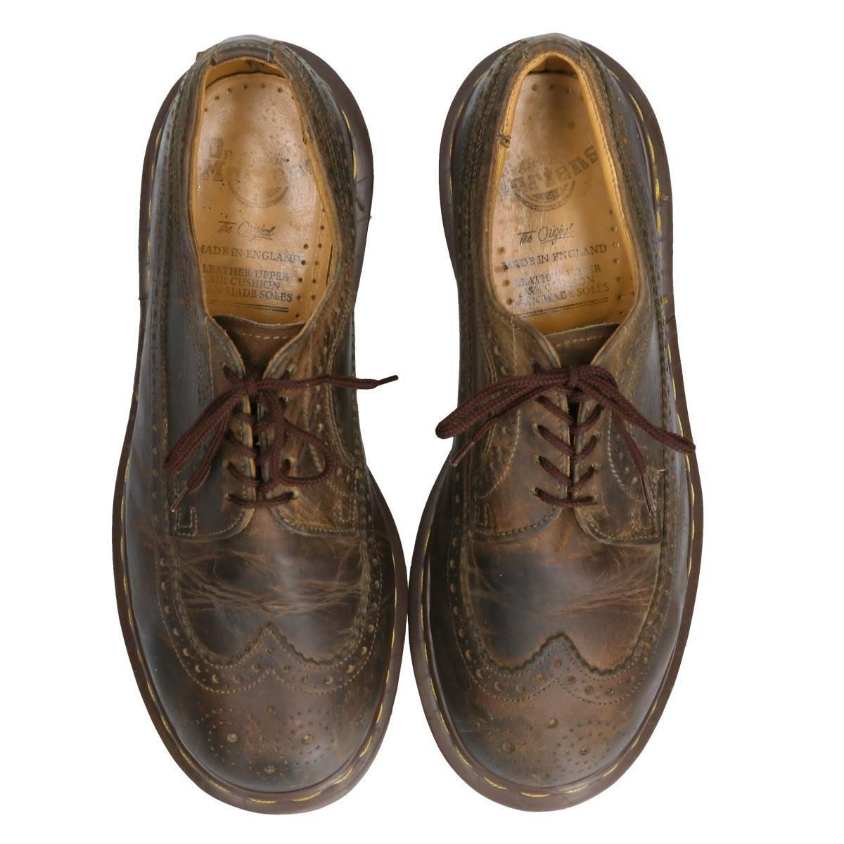 古着 ドクターマーチン Dr.Martens ウイングチップシューズ 英国製 UK6 