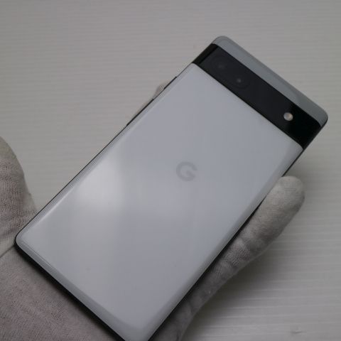 超美品 SoftBank Google Pixel 6a 128GB チョーク スマホ 土日祝