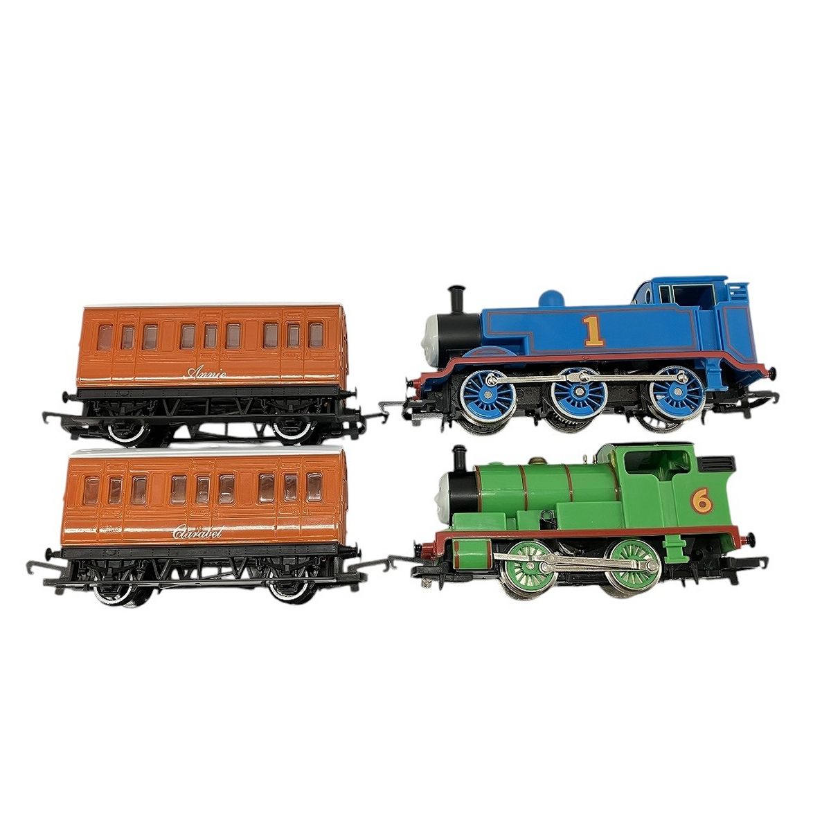 HORNBY トーマス パーシー クララベル&アニー 4両セット HOゲージ 鉄道模型 ジャンク W9251702