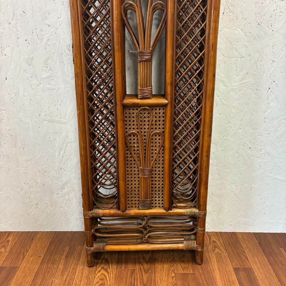 ラタン パーテーション 籐 4連 衝立 MARWIL-DEMENAGEMENTS_CH