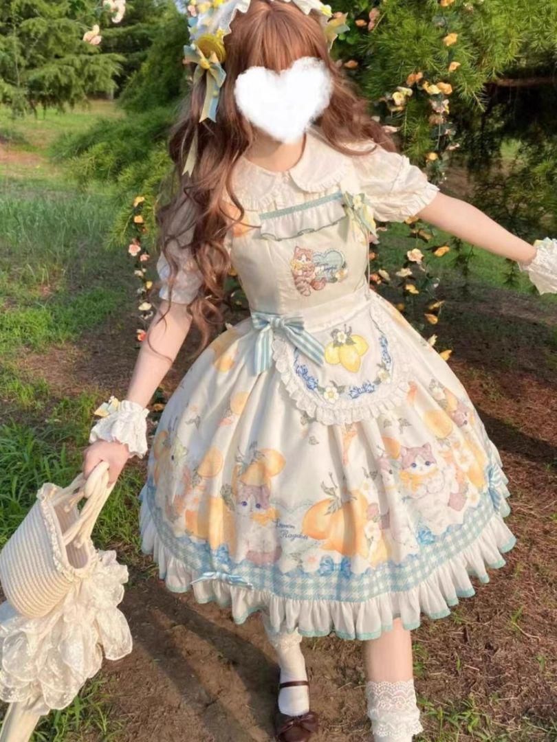 LT-110 豪華姫系 lolita 可愛 レトロ風 オリジナル 洋服