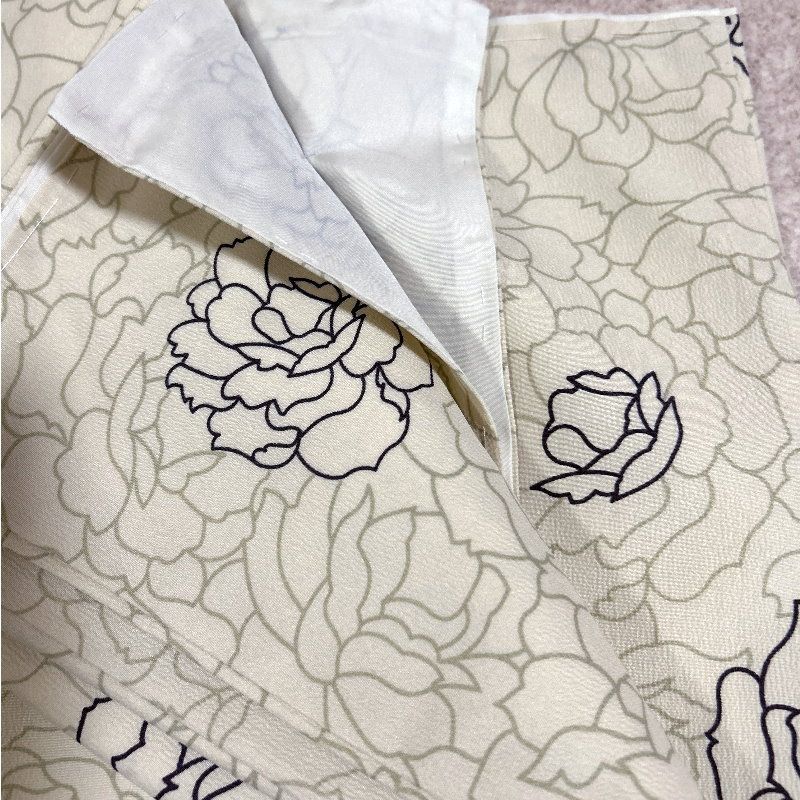 白大島紬　縦縞　グラデーション　小紋　着物　033a p 白大島紬 縦縞 グラデーション 小紋 着物 033a p - メルカリ